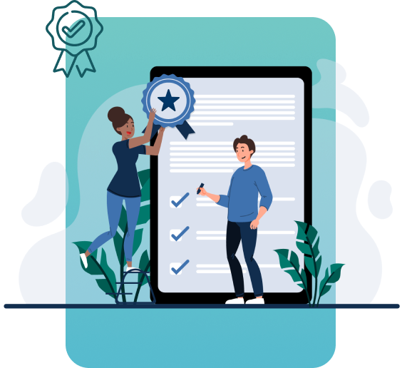 Ilustração de Certificados Digitais